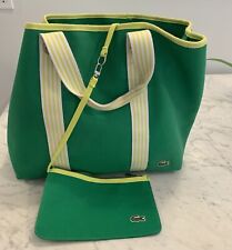 Bolsa tote de lona vintage LACOSTE verde comprar usado  Enviando para Brazil