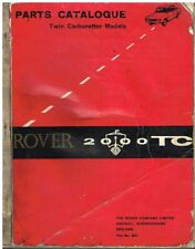 rover p6 parts catalogue for sale  MANSFIELD