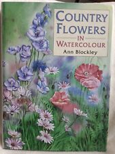 Country flowers watercolour for sale  STAFFORD