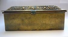 Antique box brass for sale  Shipping to Ireland