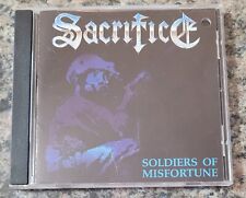 Sacrifice - Soldiers Of Misfortune CD 1ª Imprensa dos EUA Metal Blade Records 1991 comprar usado  Enviando para Brazil