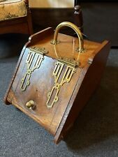 Antique wooden brass for sale  STOKE-ON-TRENT