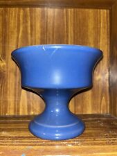 MCM Frankoma F52 Vase Blue Catchall Candy Dish Tulip Pedestal Base for sale  Shipping to South Africa