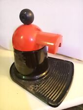 Cafeteira espresso vintage italiana MiniBar vermelha e preta, usado comprar usado  Enviando para Brazil