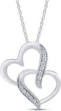 Double heart pendant for sale  Houston