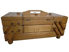 scatola cucito legno usato  Ravenna