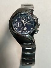 Reloj cronógrafo alarma para hombre SEIKO 7T62-0AM0 segunda mano  Embacar hacia Argentina