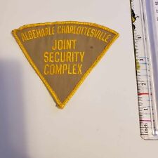 Albemarle Charlottesville Cárcel Virginia Antiguo VA Raro Parche Policía Sheriff  segunda mano  Embacar hacia Argentina