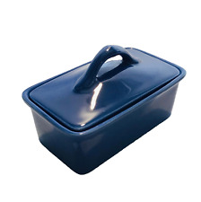 Blue butter dish for sale  Shipping to Ireland