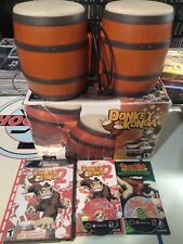 DONKEY KONGA 1 y 2 juegos + bongos Nintendo GameCube CON CAJA Y estuche de #2 EN CAJA segunda mano  Embacar hacia Mexico