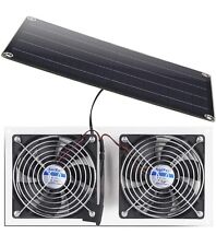 Kit de ventilador de panel solar, ventilador doble resistente a la intemperie Antpay 10W con cable de 11 pies/3,5 m segunda mano  Embacar hacia Argentina