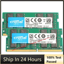 Usado, Notebook CRUCIAL 8GB DDR4 2400 PC4-19200 260 pinos SODIMM memória RAM 2x 8G comprar usado  Enviando para Brazil