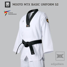 MOOTO MTX S2 Basic Uniform Tae Kwon Do TKD Taekwondo WT Dan Dobok for sale  Shipping to South Africa