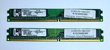 Lote de 2 memoria RAM para computadora Kingston KVR800D2N6/1G (1GBx2) DDR2-800/PC2-6400 segunda mano  Embacar hacia Argentina