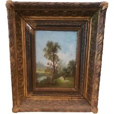 Pair of Oil Paintings on Panel Landscape Galien Laloue Barbizon School Rare 19th for sale  Shipping to South Africa