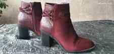 Bottines boots rouge d'occasion  Quiberon