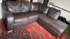 Large leather corner for sale  HITCHIN