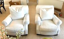 white leather 2 sofa chairs for sale  Delray Beach