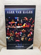 Alex Van Halen Ludwig Drums Promo Poster Eddie for sale  Shipping to South Africa