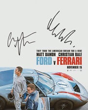 Used, Ford v Ferrari Christian Bale Matt Damon Signed Promo Photo Autograph Reprint for sale  Canada