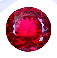 45.51 Ct Natural Blood Red Mozambique Ruby Round CERTIFIED Flawless Gemstone for sale  Shipping to South Africa