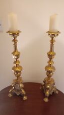 Brass altar candlesticks for sale  BANCHORY