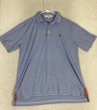 Camisa polo masculina de golfe Bald Head Blues listrada azul grande desempenho comprar usado  Enviando para Brazil