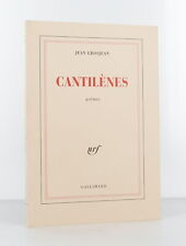 Grosjean cantilènes. poèmes. d'occasion  France