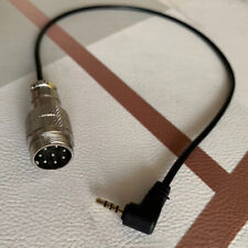 Cable adaptador de micrófono de micrófono Icom IC-705 8 pines a 2,5 mm conector de ángulo recto, usado segunda mano  Embacar hacia Argentina