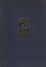 Bibliography eric gill for sale  BOURNEMOUTH