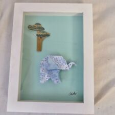 Origami elephant framed for sale  Garden City