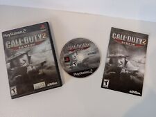 Call of Duty 2 Big Red One Collectors Edition PS2 Playstation Completo Testado comprar usado  Enviando para Brazil