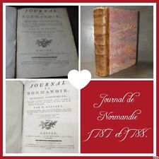 Journal normandie 1787 d'occasion  La Barthe-de-Neste