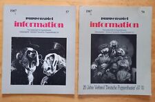 Puppenspiel information 1987 gebraucht kaufen  Willich