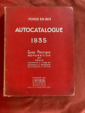 Rare autocatalogue guide d'occasion  Draguignan