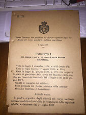 Regio decreto quadro usato  Ferrara