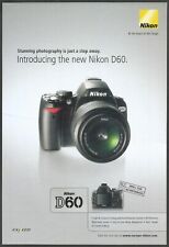 NIKON D60 Camera - 2008 Nat Geo Print Ad for sale  Shipping to South Africa