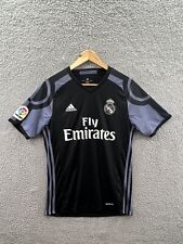 Adidas Real Madrid 2016/17 Tercer Kit Camiseta Negra para Hombre Talla Pequeña segunda mano  Embacar hacia Mexico
