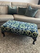 Large velvet footstool for sale  BENFLEET