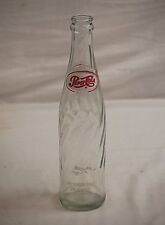 Old Vintage Pepsi Cola Swirl Glass Beverages Soda Pop Bottle 10 fl. oz., used for sale  Shipping to Canada