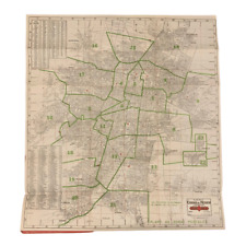 Mapa de la Ciudad de México, Guía Roji / Plano de la Ciudad de México y Delegaciones 1950 segunda mano  Embacar hacia Mexico