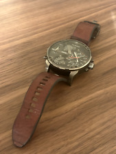 Relógio cronógrafo masculino Diesel 57mm Mr. Daddy 2.0 quartzo aço inoxidável e couro comprar usado  Enviando para Brazil