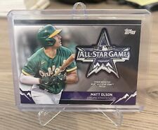 2021 Matt Olson Topps actualización negro parche de juego de estrellas reliquia 106/199 ASGP-MO, usado segunda mano  Embacar hacia Argentina