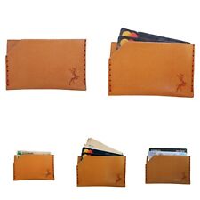 Używany, 5 ręcznie robionych skórzanych portfeli na karty w dobrej cenie. Możliwa personalizacja. na sprzedaż  PL