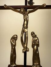 Antique bronze crucifix d'occasion  Expédié en Belgium