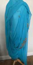Long sari chiffon for sale  TORQUAY