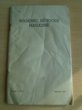 Masonic schools magazine for sale  Ireland