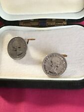 Sixpence cufflinks 1955 for sale  EVESHAM