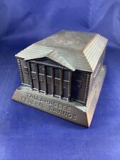 Used, Tallahassee Federal Savings Banthrico Metal Coin Bank Souvenir Building for sale  Shipping to South Africa