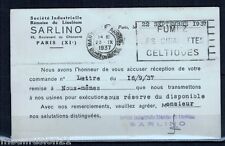 1937 carte lettre d'occasion  Dijon